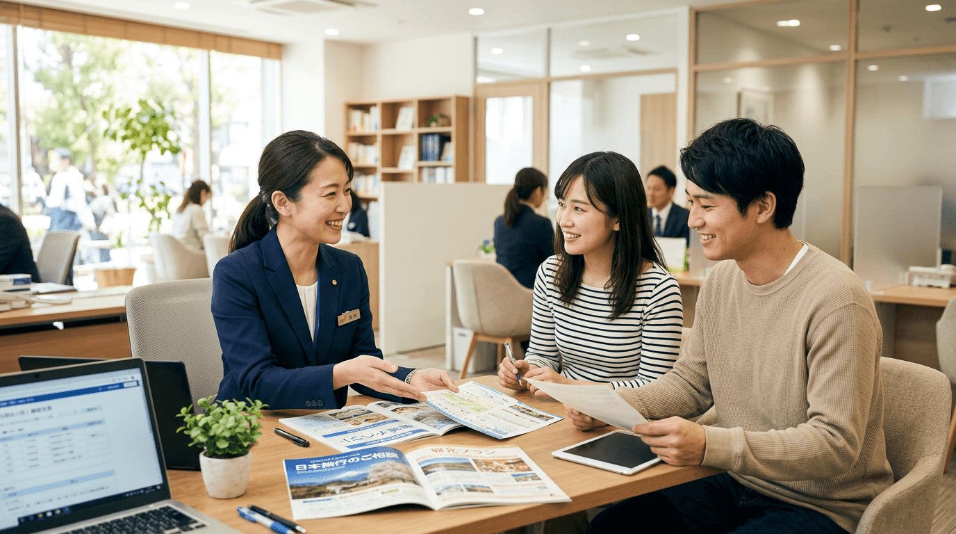お客様からのご質問に答える様子