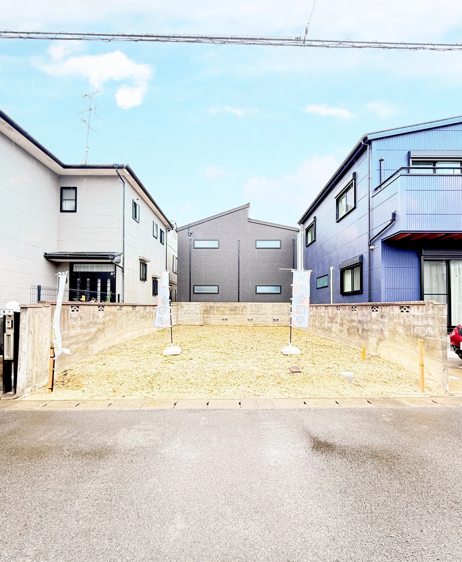 前道のすっきりした整形地
